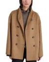 Alex Mill Sophia Coat In Wool In Camel