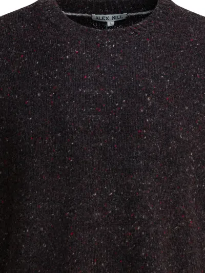 Alex Mill Speckled Sweater In Black