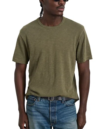 Alex Mill The Standard T-shirt In Slub Cotton In Olive Grey