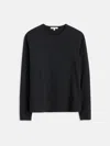 Alex Mill The Standard Long-sleeve T-shirt In Slub Cotton In Black