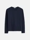 Alex Mill The Standard Long-sleeve T-shirt In Slub Cotton In Navy