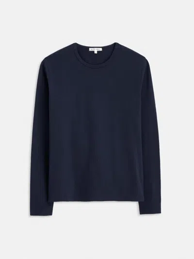 Alex Mill Standard Long-sleeve T-shirt In Slub Cotton In Navy