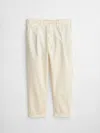 Alex Mill Standard Pleated Pant In Chino In Oat Milk