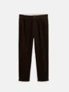 Alex Mill Standard Pleated Pant In Cord In Brown