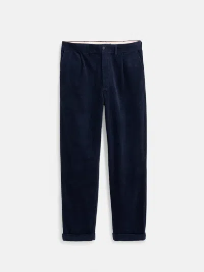 Alex Mill Standard Pleated Pant In Corduroy In Dark Navy