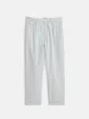Alex Mill Standard Pleated Pant In Seersucker In Light Blue