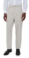 Alex Mill Standard Pleated Pants In Flax Linen Flax