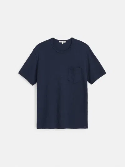 Alex Mill Standard Slub Pocket Tee In Navy