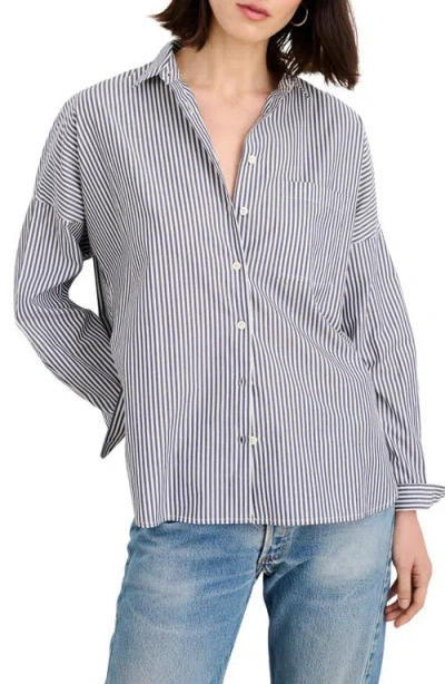 ALEX MILL ALEX MILL STANDARD STRIPE COTTON BUTTON-UP SHIRT