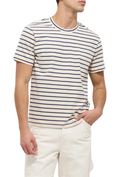 Alex Mill Standard Striped Tee In Cotton In Neutral