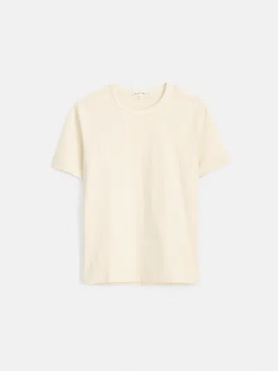 Alex Mill Standard T-shirt In Slub Cotton In Almond Milk