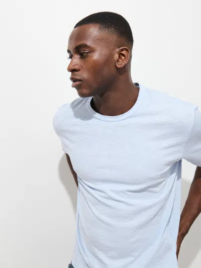 Alex Mill Standard T-shirt In Slub Cotton In Blue