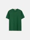 Alex Mill Standard T-shirt In Slub Cotton In Emerald