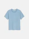 Alex Mill Standard Tee In Light Indigo Stripe In Blue