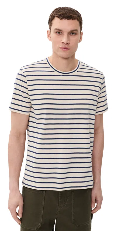 Alex Mill Standard Striped Tee In Cotton In Neutral