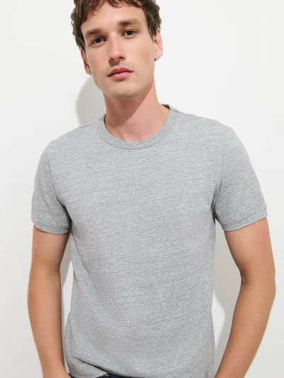 Alex Mill Standard T-shirt In Slub Cotton In Heather Grey