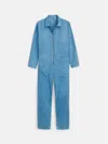 Alex Mill Standard Zip Jumpsuit In Botanical Dye In Blue