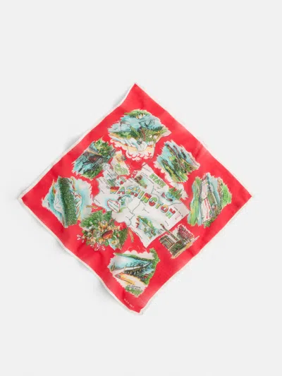 Alex Mill State Bandana In Cotton Voile In Red