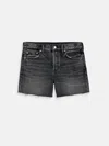 Alex Mill Stella Short In Black Denim In Black