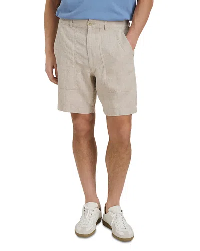 Alex Mill Pull On Field Shorts In Flax Linen 19 Flax In Neutral