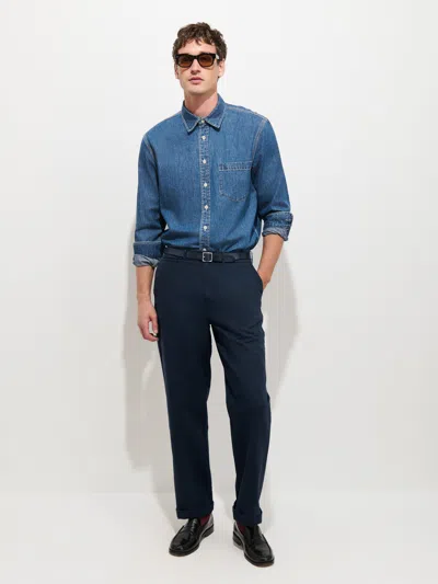 Alex Mill Straight Leg Pant In Vintage Washed Chino In Black