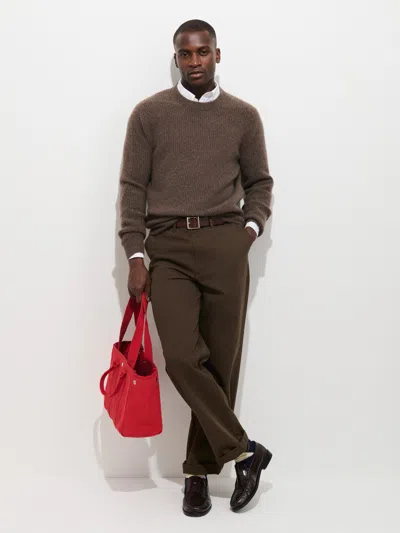 Alex Mill Straight Leg Pant In Vintage Washed Chino In Brown