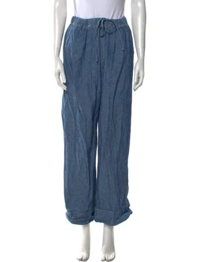 Pre-owned Alex Mill Straight Leg Pants In Blue