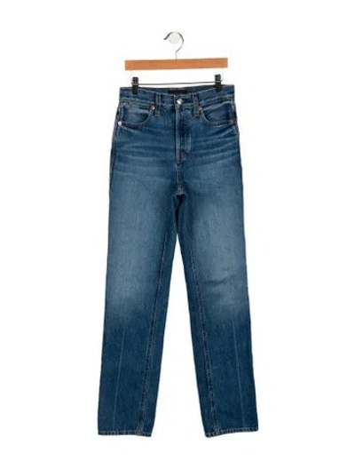 Pre-owned Alex Mill Straight Leg Pants In Blue