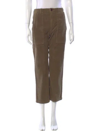 Pre-owned Alex Mill Straight Leg Pants In Brown