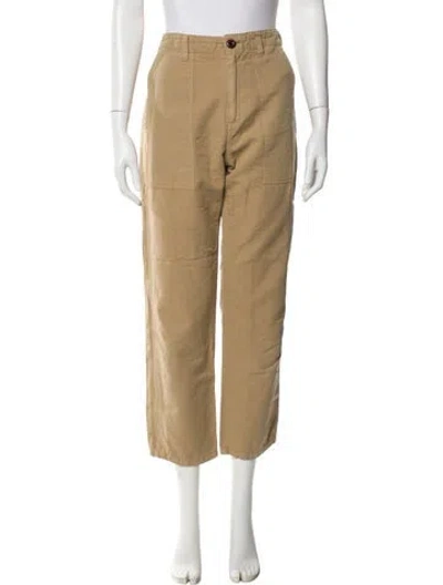 Pre-owned Alex Mill Straight Leg Pants In Brown