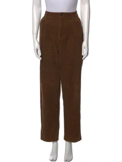 Pre-owned Alex Mill Straight Leg Pants In Brown