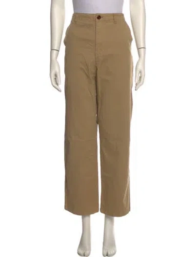 Pre-owned Alex Mill Straight Leg Pants In Brown