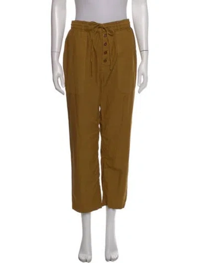 Pre-owned Alex Mill Straight Leg Pants In Brown