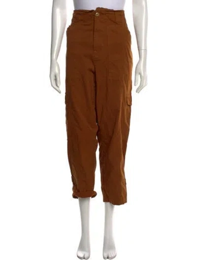 Pre-owned Alex Mill Straight Leg Pants In Brown