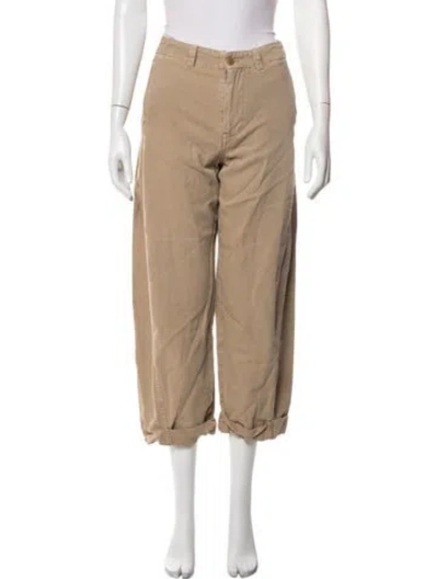 Pre-owned Alex Mill Straight Leg Pants In Brown