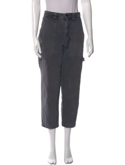 Pre-owned Alex Mill Straight Leg Pants In Gray