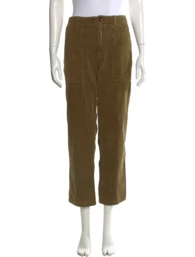 Pre-owned Alex Mill Straight Leg Pants In Green