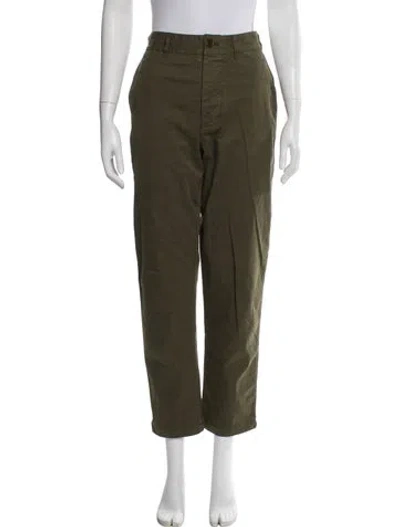 Pre-owned Alex Mill Straight Leg Pants In Green