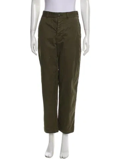 Pre-owned Alex Mill Straight Leg Pants In Green
