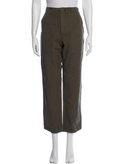 Pre-owned Alex Mill Straight Leg Pants In Green