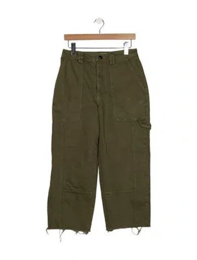 Pre-owned Alex Mill Straight Leg Pants In Green