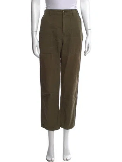 Pre-owned Alex Mill Straight Leg Pants In Green