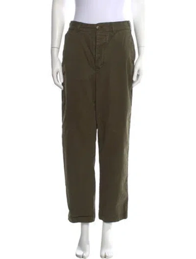 Pre-owned Alex Mill Straight Leg Pants In Green