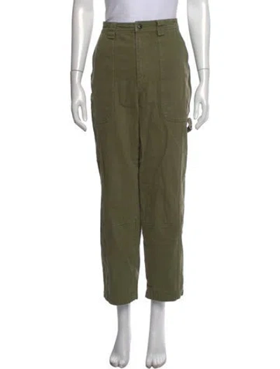 Pre-owned Alex Mill Straight Leg Pants In Green