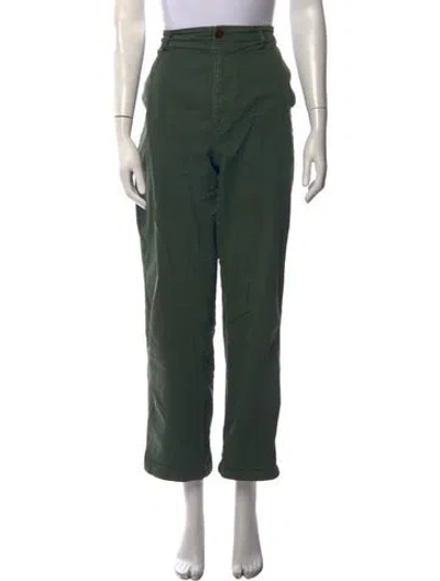 Pre-owned Alex Mill Straight Leg Pants In Green