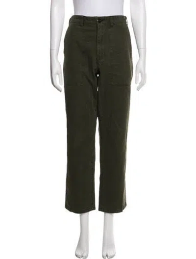 Pre-owned Alex Mill Straight Leg Pants In Green