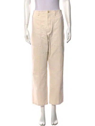 Pre-owned Alex Mill Straight Leg Pants In Neutral
