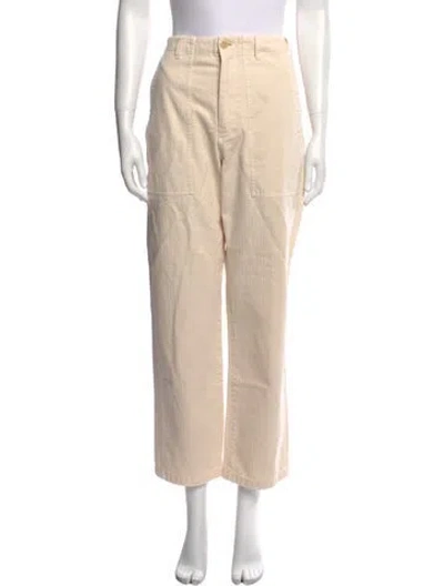 Pre-owned Alex Mill Straight Leg Pants In Neutral