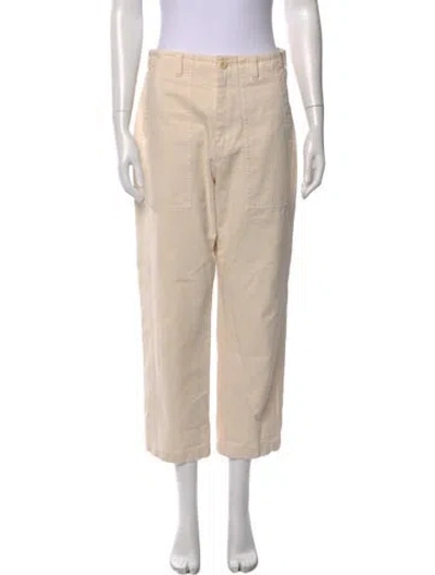 Pre-owned Alex Mill Straight Leg Pants In Neutral