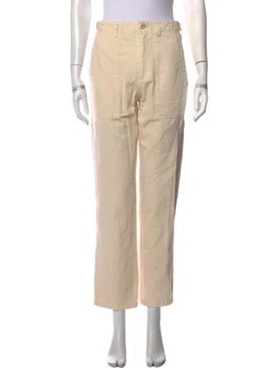 Pre-owned Alex Mill Straight Leg Pants In Neutrals